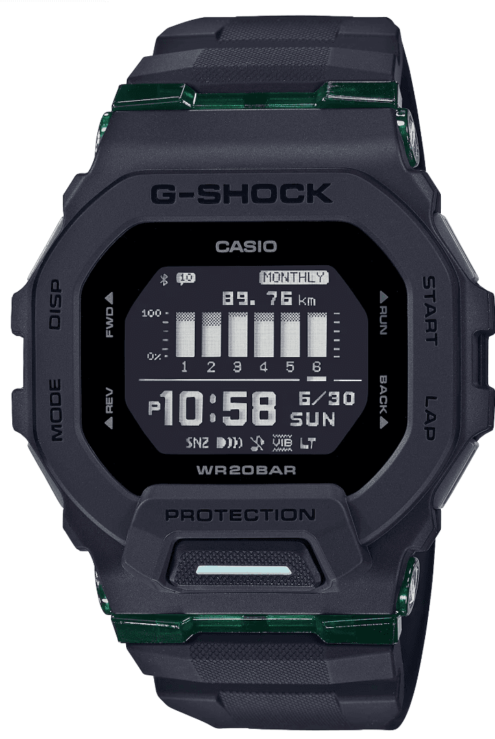 G-SHOCK CASIO G-SHOCK นาฬิกาผู้ชาย รุ่น GBD-200UU-1 ซีรีส์ GBD-200 จีช็อค มือสอง