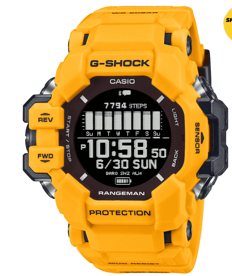 G-SHOCK CASIO G-SHOCK MASTER OF G - LAND RANGEMAN นาฬิกาข้อมือผู้ชาย รุ่น GPR-H1000-9D จีช็อค มือสอง