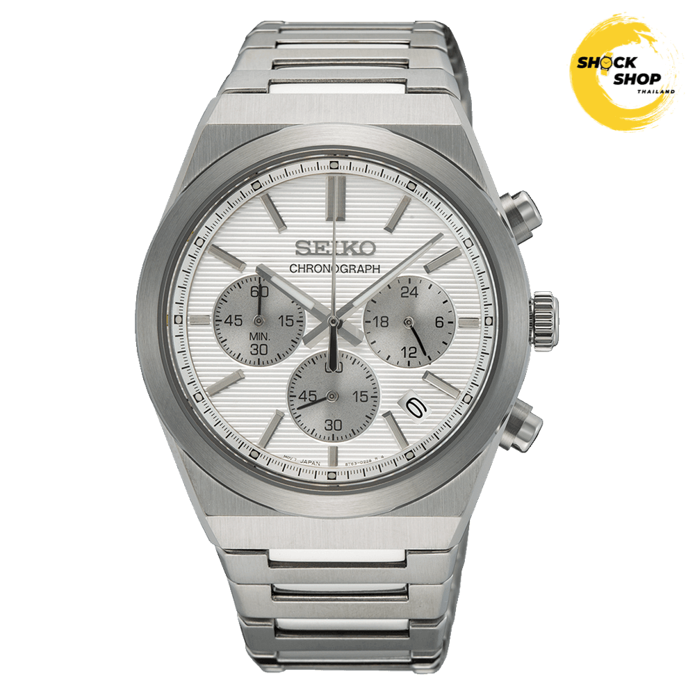 Seiko Seiko Quartz Chronograph Men's SSB451P 40mm White มือสอง