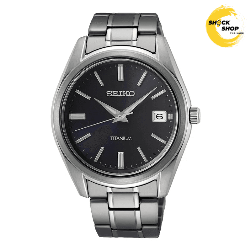 Seiko Seiko Quartz Titanium Men's SUR373P 40mm Blue Dark มือสอง