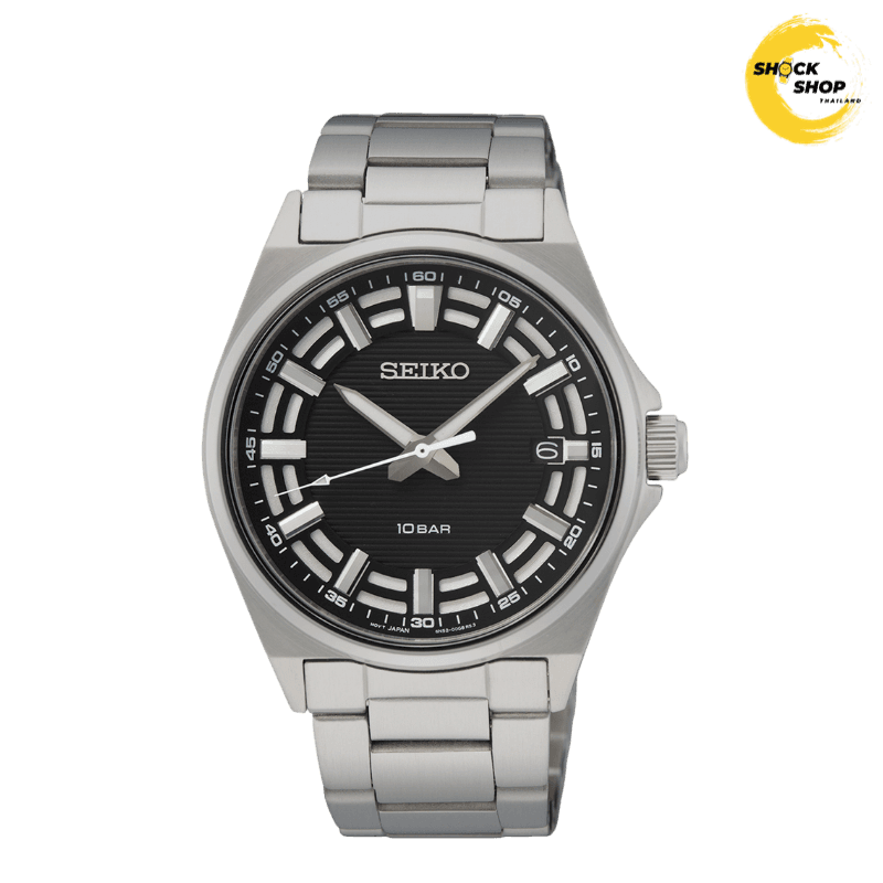 Seiko Seiko Quartz Men's SUR505P 40mm Black มือสอง