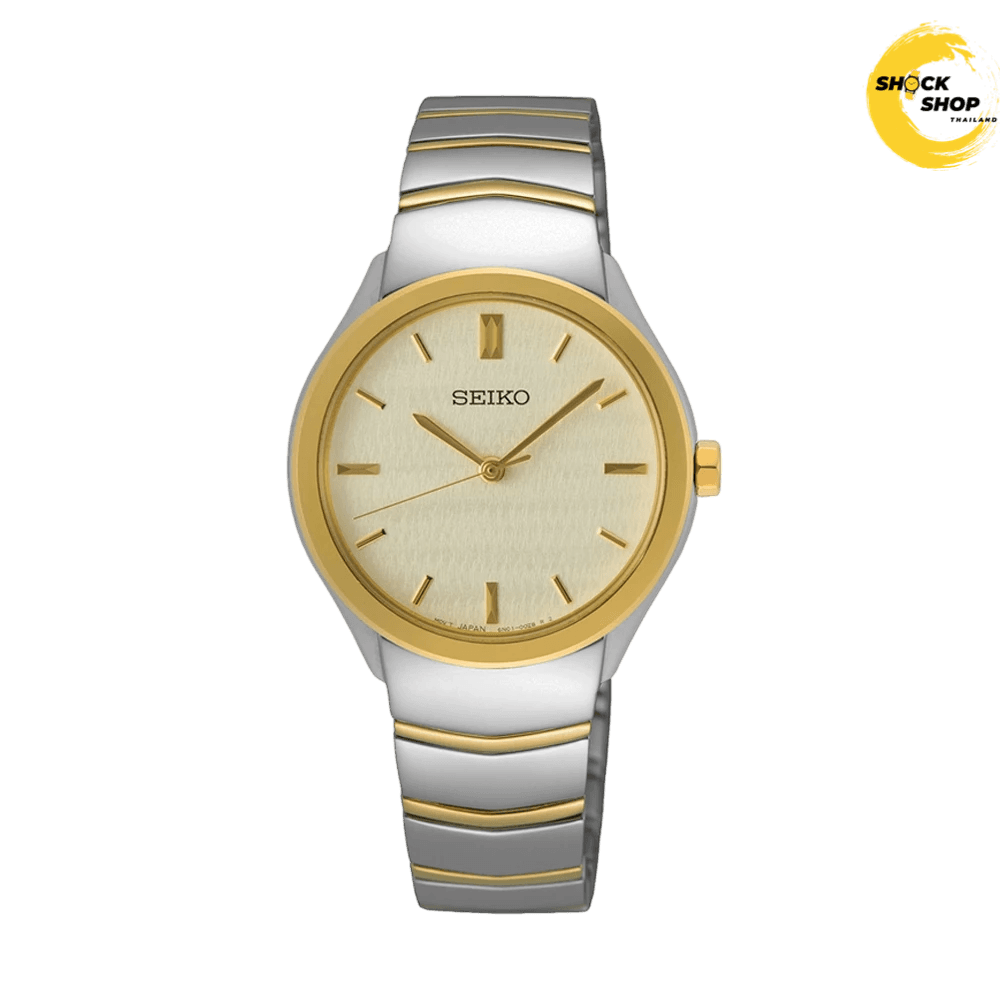 Seiko Seiko Quartz Women's SUR550P 30mm Silver/Gold มือสอง